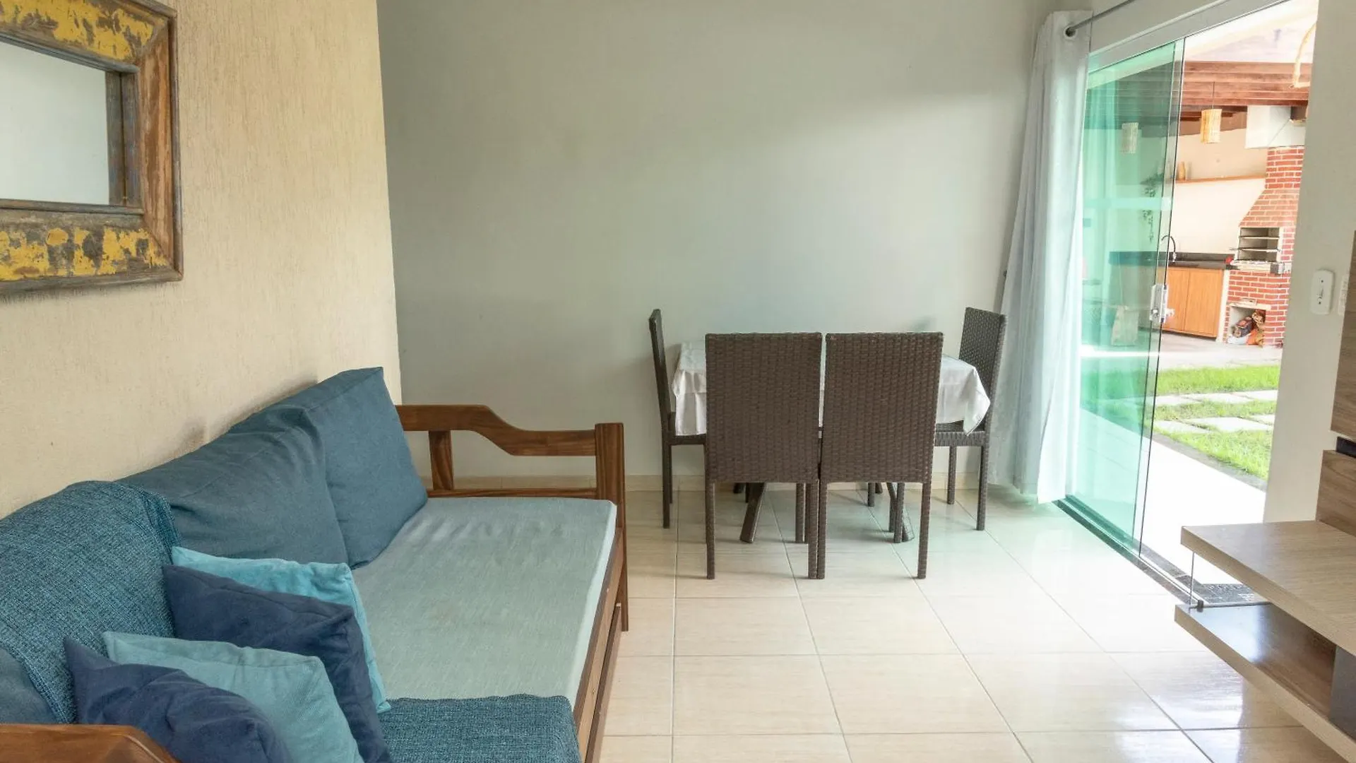 Vakantiehuis 500M Praia Taperapuan; 2 Quartos; Terreo; Wifi 300Mbs; Churrasqueira; Estacionamento Gratuito 1 Carro Brazilië